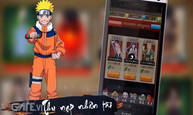 Chủ đề Naruto tiếp tục được làm nóng trong gMO Ninja Mobile