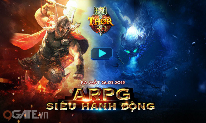 Game siêu hành động Thor 3D tung landing, ấn định 26/05 ra mắt