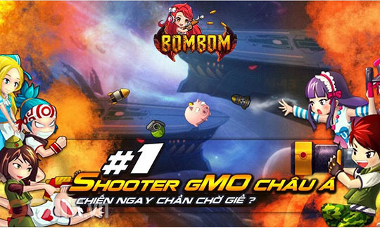 Bom Bom: Game bắn súng toạ độ vui nhộn
