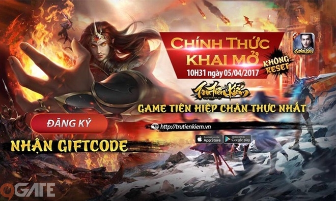 Tru Tiên Kiếm chính thức Open Beta tại Việt Nam ngày hôm nay 05/04