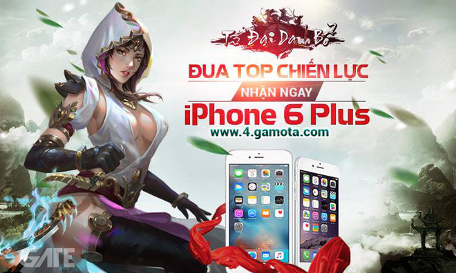 Game thủ Tứ Đại Danh Bổ hào hứng đua TOP, quyết giành iPhone 6 Plus