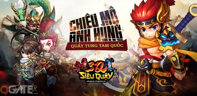 3Q Siêu Quậy – Game Tam Quốc chơi kiểu ma thuật Yugi-Oh chính thức cập bến Việt Nam