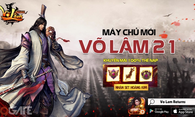  Võ Lâm Returns tặng game thủ GiftCode giá trị hỗ trợ “phá đảo thế giới ảo”