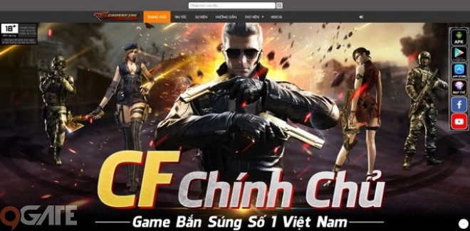 Trang chủ Crossfire Legends chính thức mở cửa chào đón người chơi