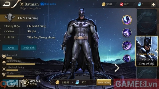 Hãy cùng khám phá những chiến thuật khôn ngoan và võ nghệ cao cường của siêu anh hùng Batman trong tựa game Liên Quân Mobile với bộ sưu tập ảnh độc đáo về nhân vật này. Đừng bỏ lỡ cơ hội tìm hiểu thêm về vị vua của Gotham và trải nghiệm những giây phút đầy kịch tính khi chiến đấu cùng anh hùng này.