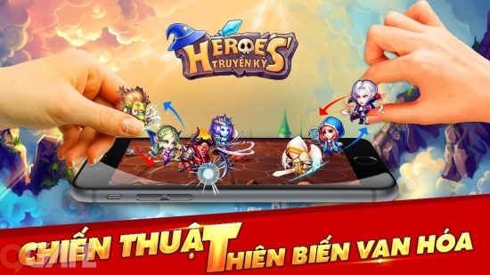 Heroes Truyền Kỳ : Game chiến thuật có gameplay 