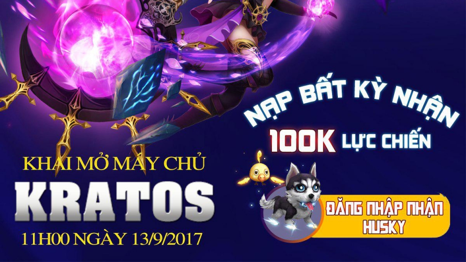 Kỵ Sĩ Rồng tặng 500 Giftcode mừng ra mắt máy chủ Karatos