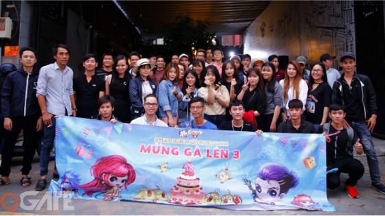 Gunner Hồ Chí Minh tổ chức Offline mừng Sinh nhật 3 tuổi của Gunny Mobi