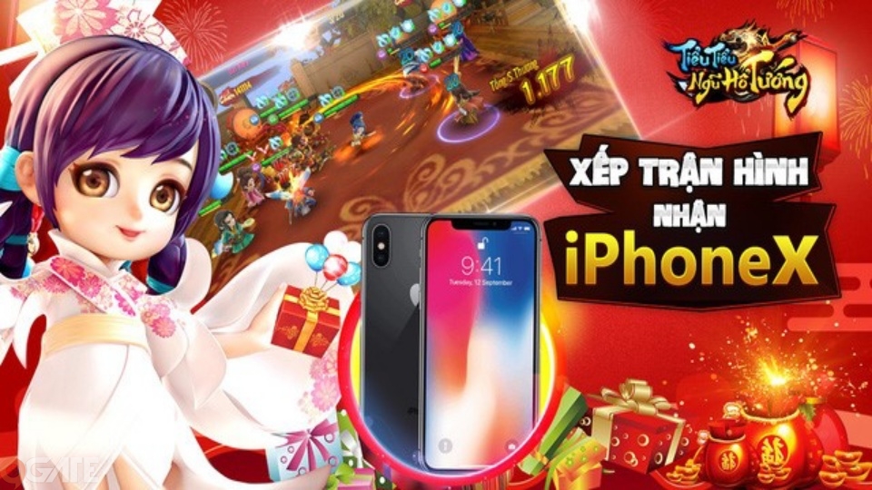 SohaGame tặng iPhone X tri ân game thủ dòng game thẻ tướng, chiến thuật Tam Quốc