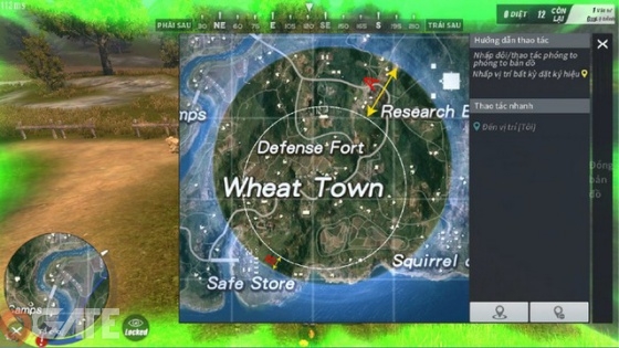 Ranh giới vòng BO và ranh giới vùng an toàn là điều game thủ cần thường xuyên phải theo dõi khi check map.