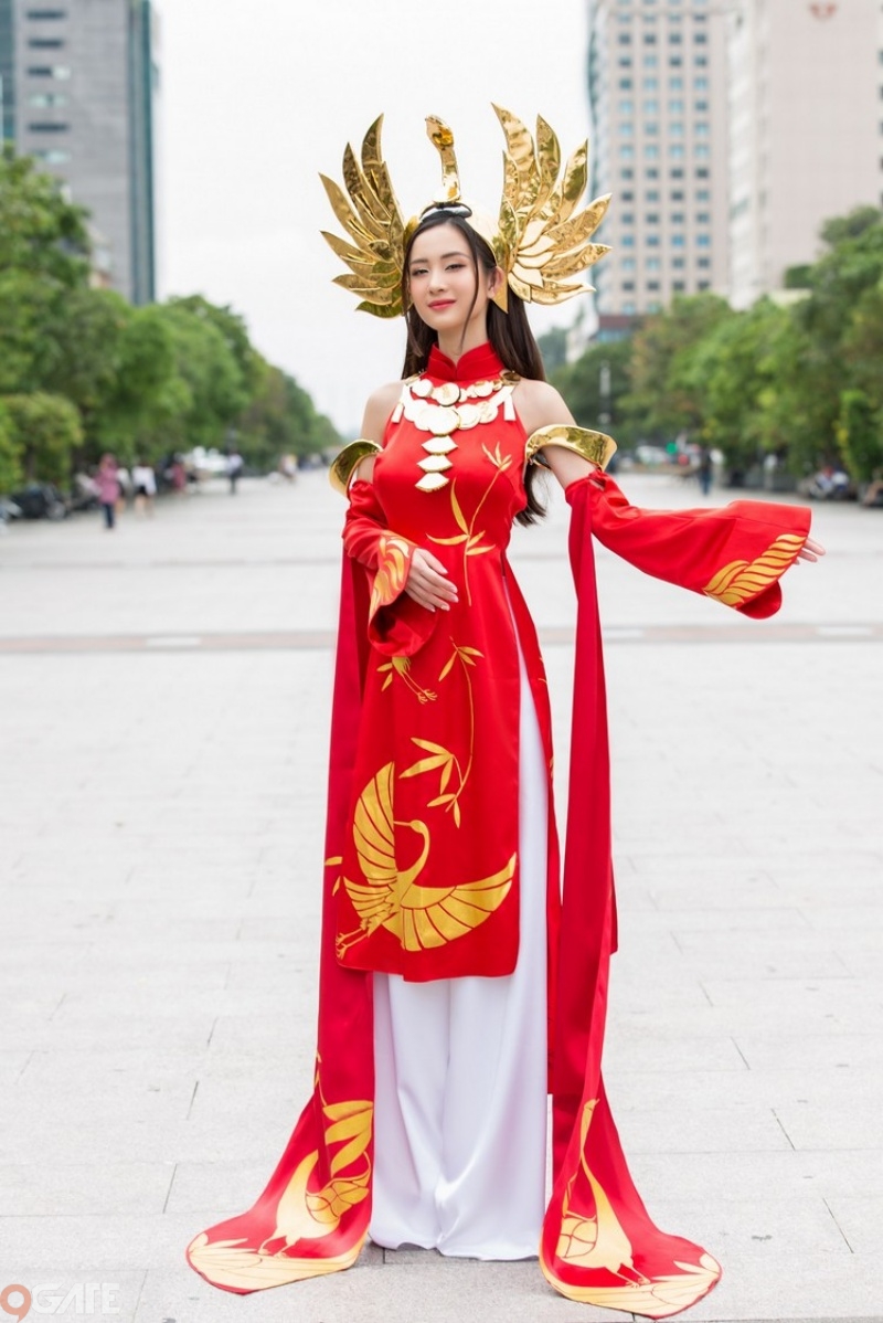 Liên Quân Mobile: Jun Vũ đẹp như nữ thần trong bộ ảnh Ilumia Thiên nữ Áo dài