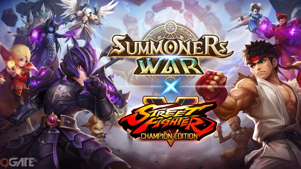 Summoners War công bố các Quái Thú Hợp Tác với Huyền Thoại Game Đối Kháng Street Fighter V: Champion Edition