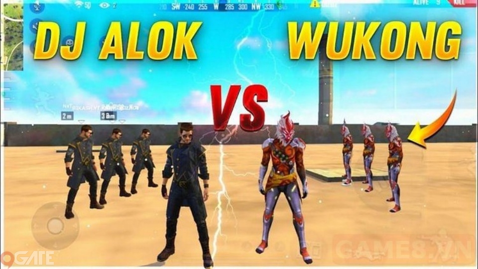 DJ Alok và Wukong - Đâu là nhân vạt tốt hơn trong Free Fire