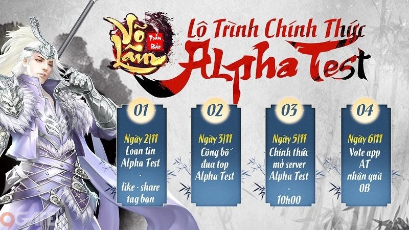 Võ Lâm Trấn Bảo chính thức Alpha Test 05/11, game thủ hãy nhanh tay trải nghiệm