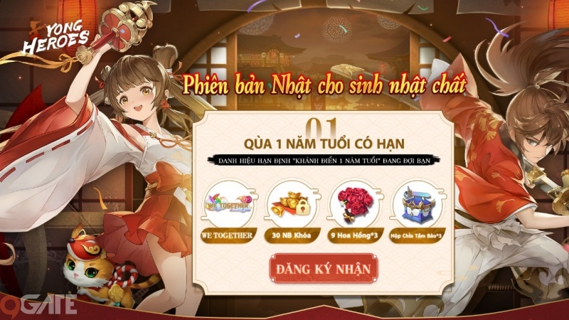 Cộng đồng game thủ háo hức nhận quà tặng sinh nhật 1 tuổi 