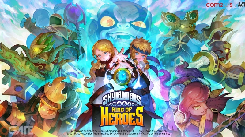 Com2us mở đăng ký trước cho tựa game RPG mới nhất Skylanders™ Ring of Heroes