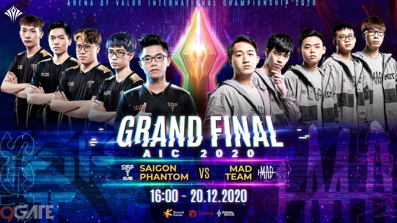 AIC 2020: Saigon Phantom đối đầu với Mad Team tại chung kết khởi tranh từ 16h00 ngày 20/12