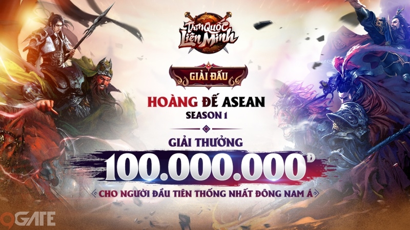 Tam Quốc Liên Minh tổ chức giải đấu Hoàng Đế ASEAN: Treo thưởng 100 triệu VNĐ cho ngôi vô địch