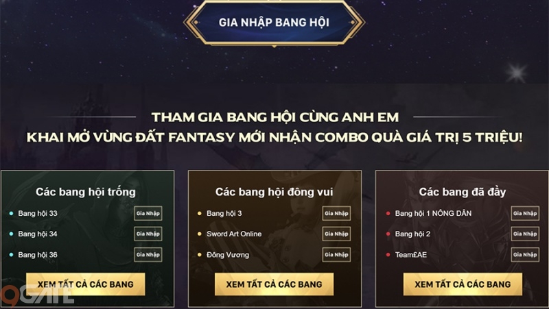 Hơn 12.000 game thủ Việt tham gia bang hội Forsaken World: Thần Ma Đại Lục 