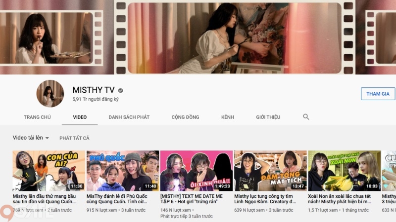 Kênh YouTube 6 triệu sub của MisThy hé lộ tình trạng 