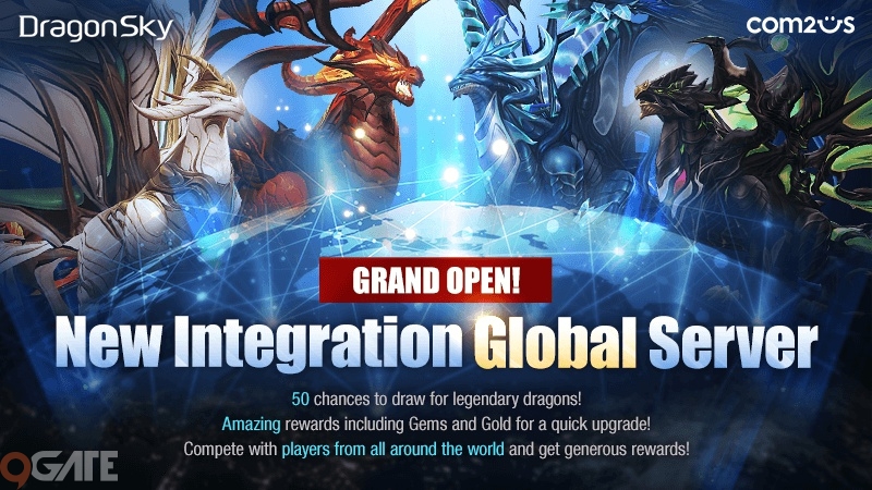 Dragon Sky khai mở server tích hợp toàn cầu cho người chơi toàn thế giới