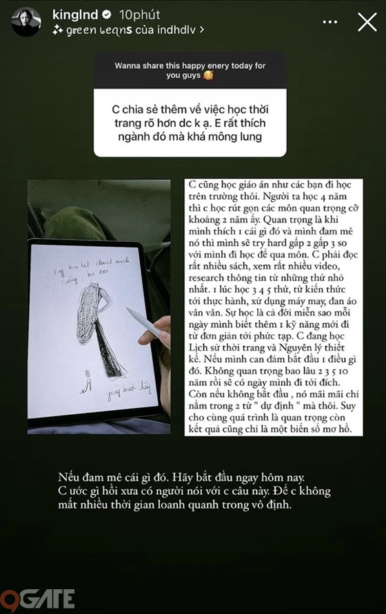 Linh Ngọc Đàm try hard cực mạnh quyết tâm theo đuổi đam mê ngành thời trang