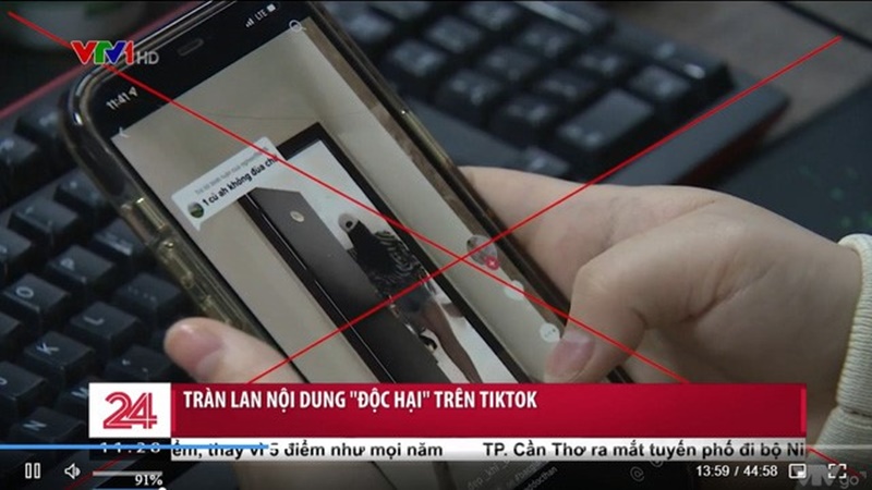 Tiktok lại bị VTV lên án khi ngầm ủng hộ hành vi lan truyền Clip độc hại?
