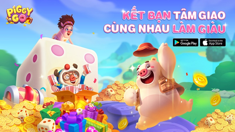 Piggy Go - Tựa game casual giao lưu vừa ra mắt tại Việt Nam đã thu hút hàng triệu lượt tải xuống