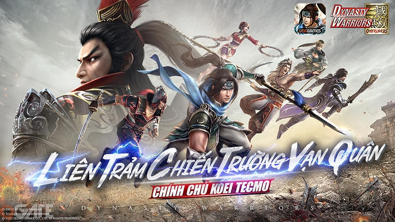 Dynasty Warriors: Overlords tặng giftcode cho game thủ mừng ra mắt