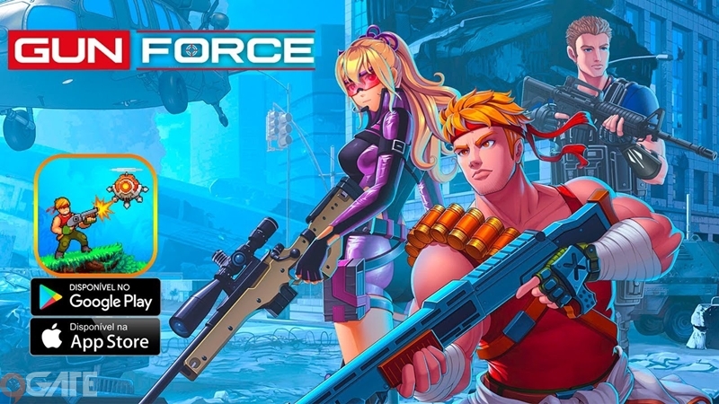 Gun Force: Action Shooting - Tựa game mobile lấy cảm hứng từ Contra huyền thoại