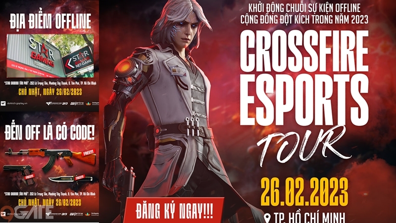 Đột Kích: Crossfire eSports Tour – Khởi sự năm mới tại TP Hồ Chí Minh