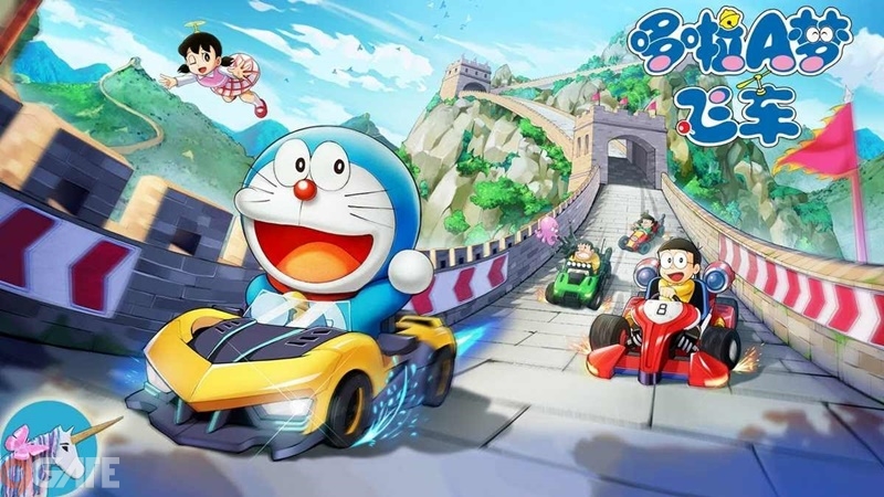 Doraemon và Nobita rủ nhau đua xe tốc độ trong game mobile mới Doraemon Speed