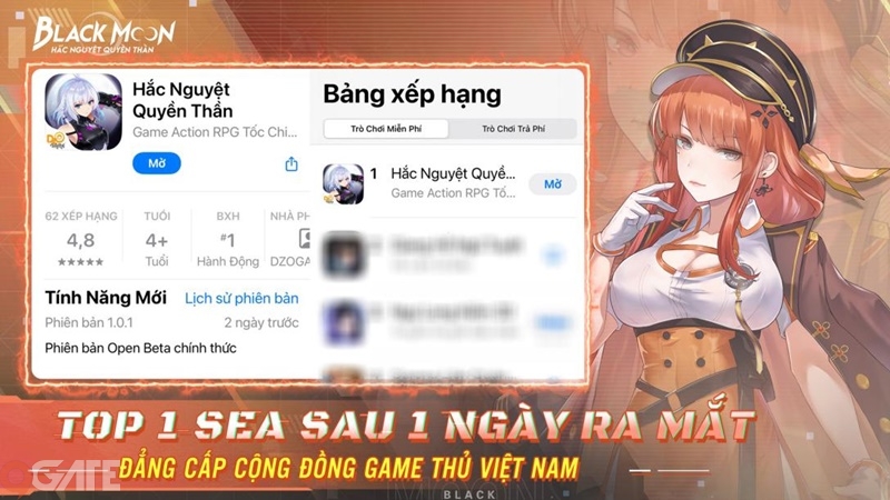 Đạt Top 1 SEA, Hắc Nguyệt Quyền Thần tặng bộ code khủng dành riêng cho game thủ Việt