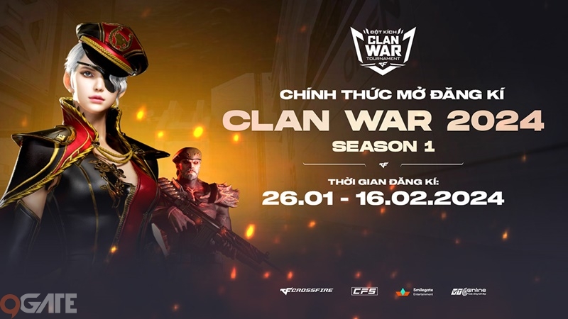 Clan War 2024 mùa 1 – Cơ hội khởi nghiệp esports cho game thủ đã trở lại!