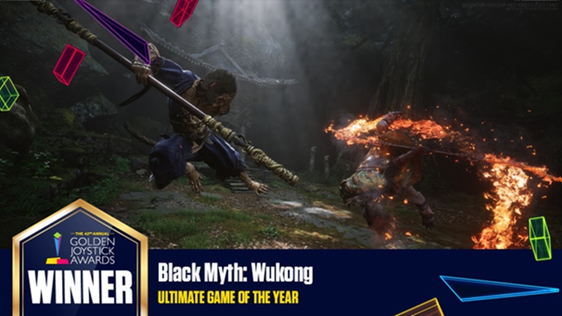 Black Myth: Wukong nhận giải thưởng game hay nhất năm tại giải thưởng Golden Joystick Awards