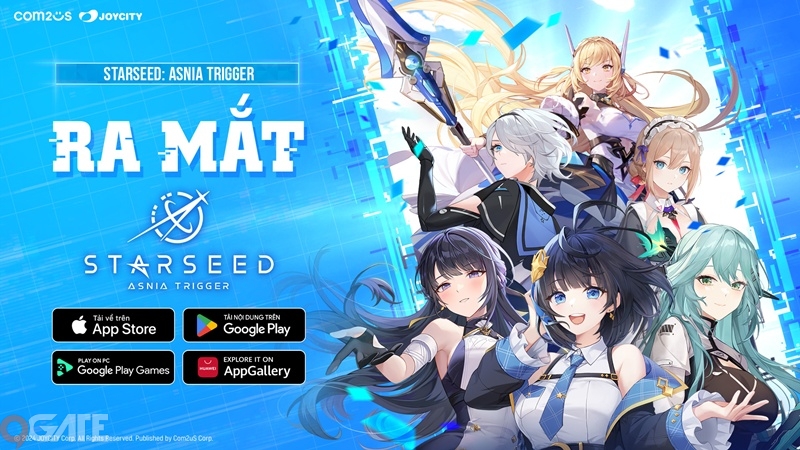 Com2uS ra mắt siêu phẩm STARSEED: ASNIA TRIGGER tại hơn 160 quốc gia trên toàn cầu