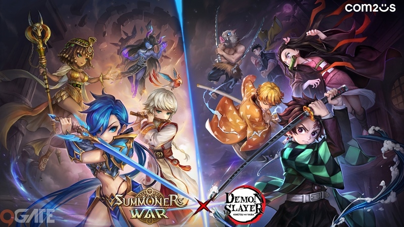 Summoners War của Com2uS hợp tác với anime nổi tiếng Demon Slayer: Kimetsu no Yaiba