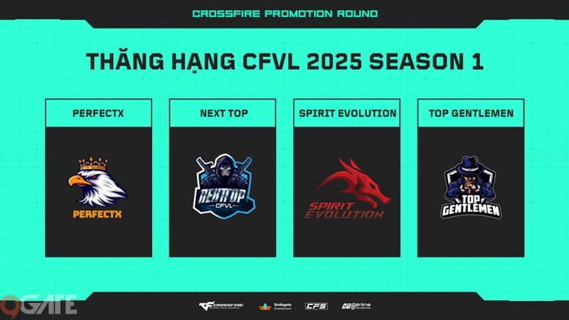 Điểm danh 4 anh hào chính thức bước chân vào CFVL 2025 Season 1