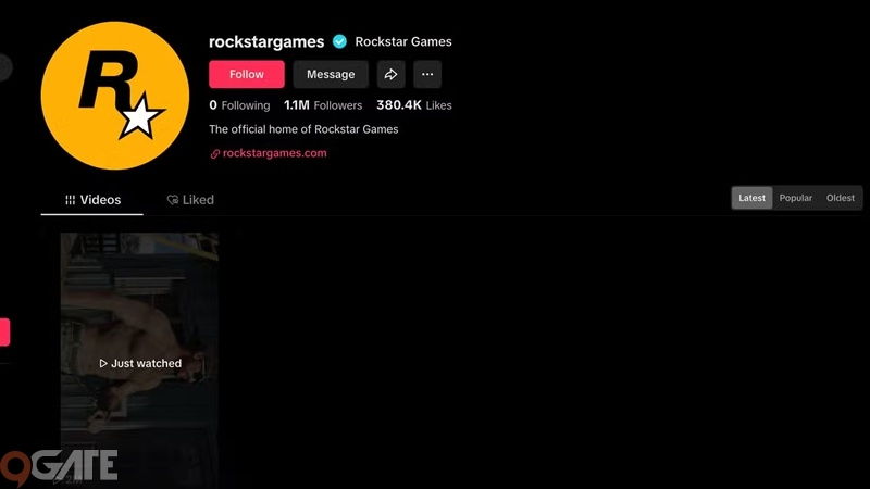 GTA 6 vừa lập tài khoản TikTok, chỉ đăng duy nhất một bài đã có hơn triệu follow