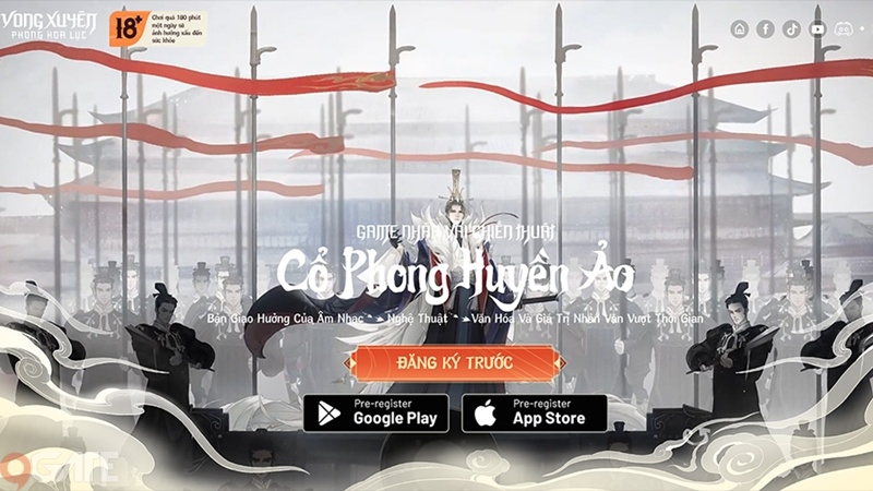 Vong Xuyên Phong Hoa Lục: Bản giao hưởng chiến thuật nhập vai cổ phong chính thức mở Đăng ký Trước