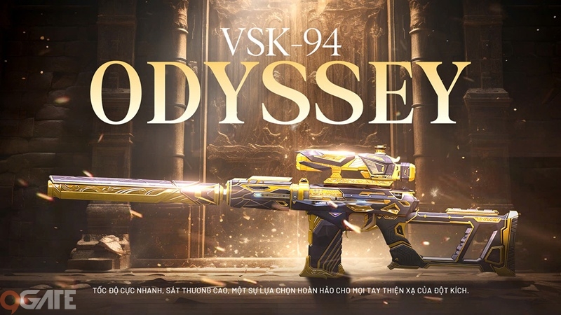 Game thủ Đột Kích chuẩn bị đón bộ vũ khí Cyber Sand Hawk và VSK-94 Odyssey