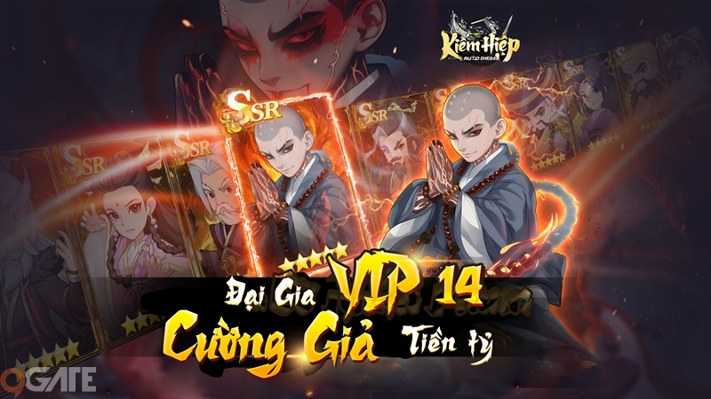 Kiếm Hiệp Auto Chess: Cường giả VIP 14 đầu tiên lộ diện, thẳng tay “chi tiền tỷ”