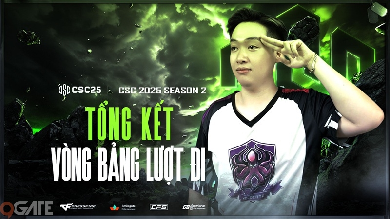 Tổng Kết lượt đi vòng bảng CSC 2025 S2: PG Esports và Very Esport thống trị, Top Gentlemen chia tay đầy nuối tiếc