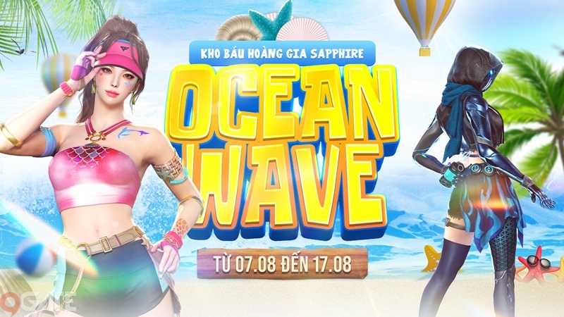 Tận hưởng mùa hè với Kho Báu Hoàng Gia Sapphire Ocean Wave của Đột Kích