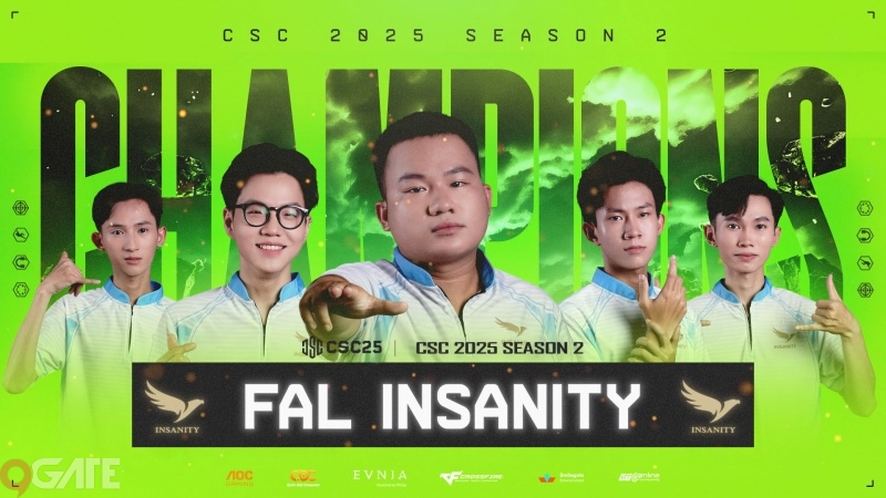 Hành trình vô địch đầy ngoạn mục của FAL Insanity tại CSC 2025 Mùa 2