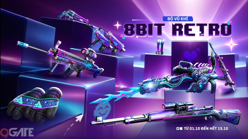 Trở về tuổi thơ với loạt QCMM phong cách 8-bit Retro của Crossfire