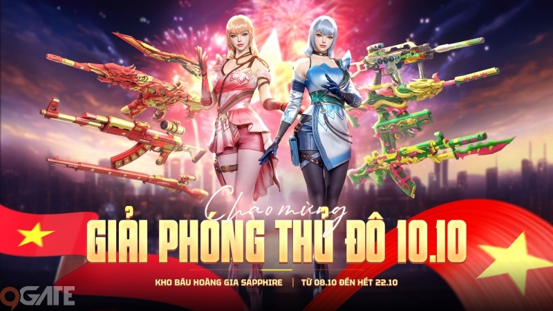 Crossfire mừng giải phóng thủ đô với Kho Báu Hoàng Gia mới và Shop eSports đặc biệt