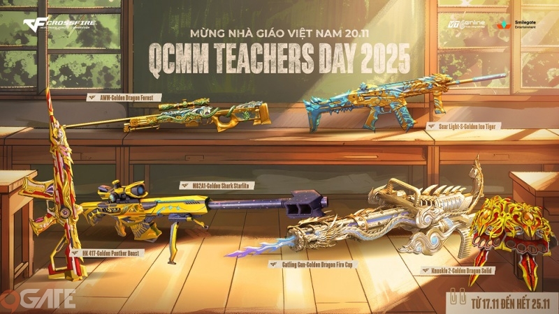 Crossfire mừng ngày nhà giáo với QCMM Teacher Day A & B