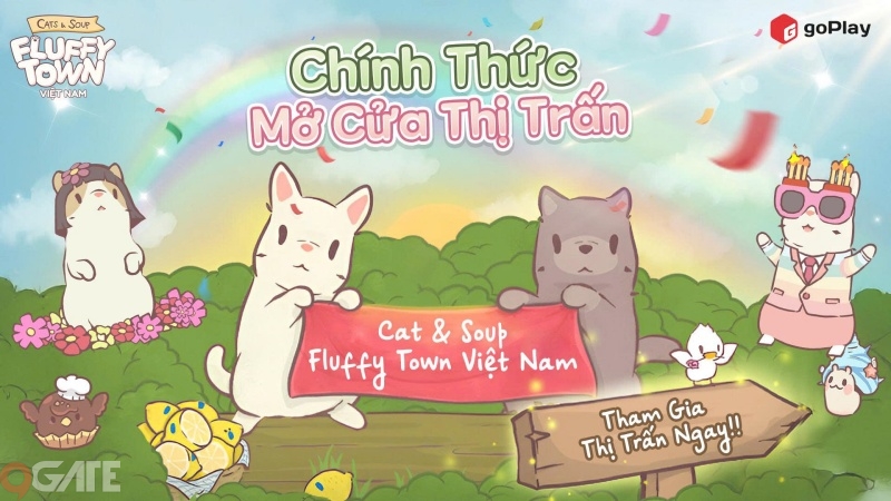 Cats & Soup: Fluffy Town gây bão ngày đầu ra mắt - Chính thức chiếm top 1 free game trên App Store