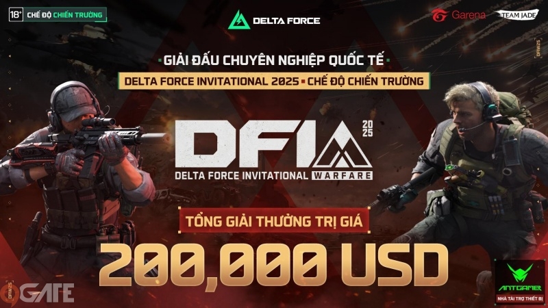 Chính thức khởi tranh giải đấu chuyên nghiệp quốc tế Delta Force Invitational 2025: Chế độ chiến trường